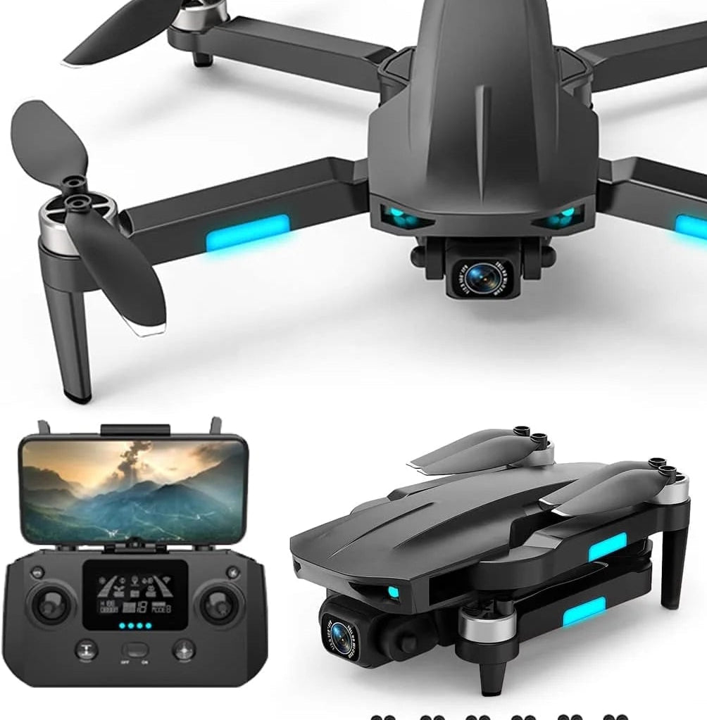 Drone with 4K Camera for Adults and Beginners, 5G Wifi Transmission, 40 Minutes Flight Time,Black